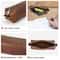 Retro Leather Pencil Case Organizer High Capacity Zipper Pen Pouch For School And Office 2