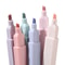 6pcs Pastel Highlighter Pens Colorful Fluorescent Marker Set For School And Office 1