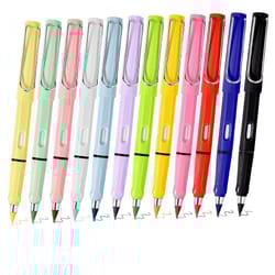 12pcs color eternal pencil set replaceable head magic pencil eco friendly student writing and drawing kit