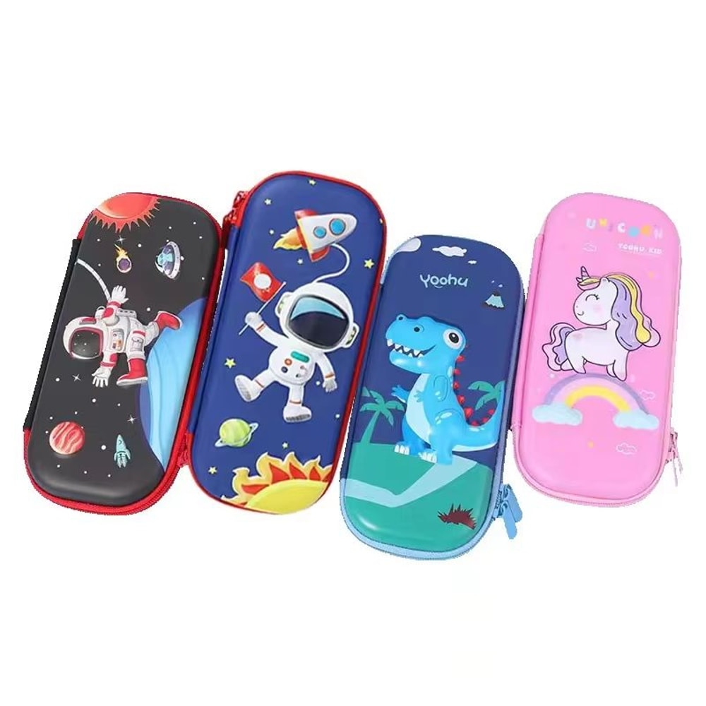 Product Name Cute Cartoon Pencil Case Large Capacity Kawaii Cartoon Pencil Pouch Stationery Organiz 3