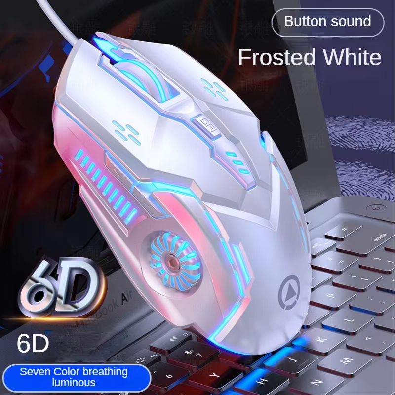 G5 Backlit Wired Gaming Mouse 6 Key Macro Programmable RGB Gaming Mouse For PC And Laptop 7