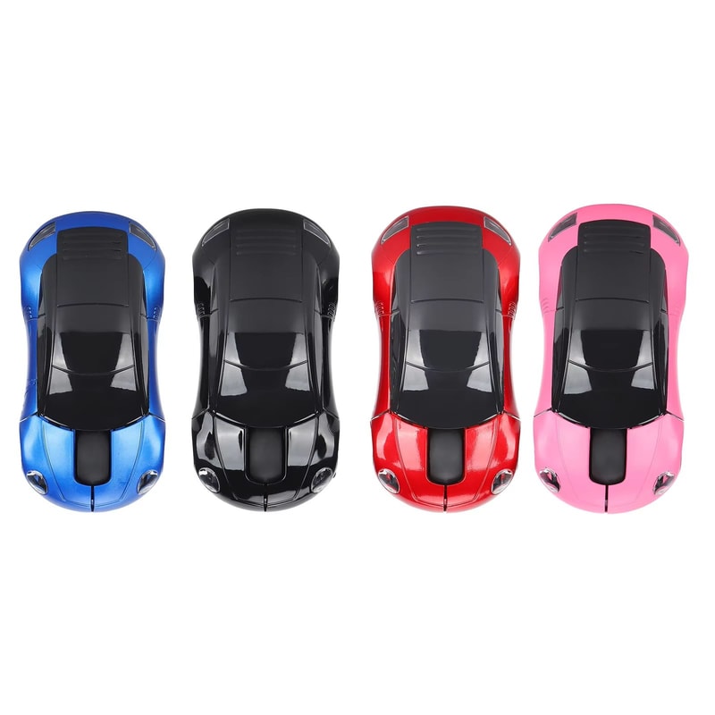 Smart Car Design Wireless Mouse 24G Car Shaped Mouse With USB Receiver For Laptop And Tablet 3