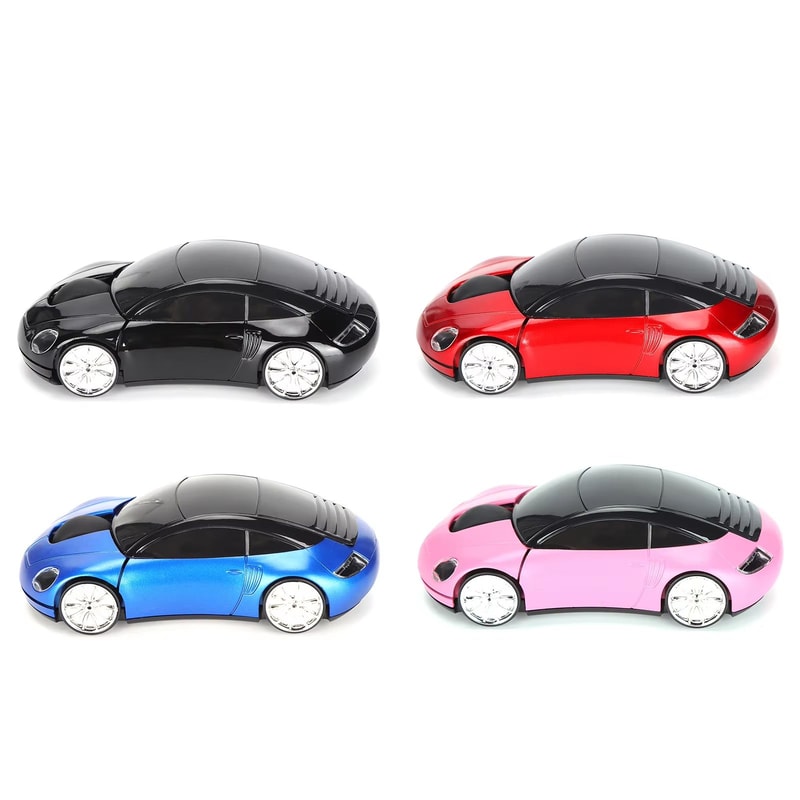 Smart Car Design Wireless Mouse 24G Car Shaped Mouse With USB Receiver For Laptop And Tablet 4