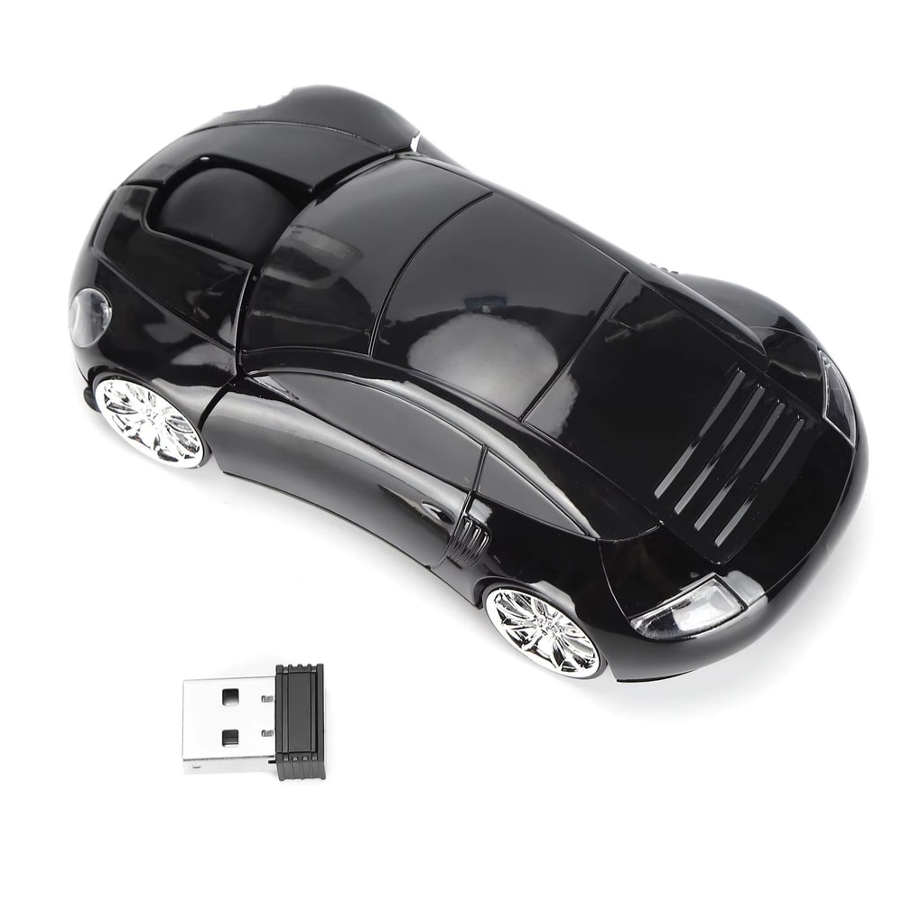 Smart Car Design Wireless Mouse 24G Car Shaped Mouse With USB Receiver For Laptop And Tablet 7