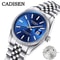 CADISEN Automatic Mechanical Watch For Men Stainless Steel Luxury Waterproof Business Wristwatch 0