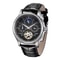 LIGE Automatic Mechanical Watch Tourbillon Mens Leather Watch Waterproof Military Style Wristwatch 7