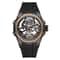 MEGIR Skeleton Dial Automatic Mechanical Watch Waterproof Luminous Sport Watch With Silicone Strap 6