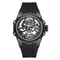 MEGIR Skeleton Dial Automatic Mechanical Watch Waterproof Luminous Sport Watch With Silicone Strap 9