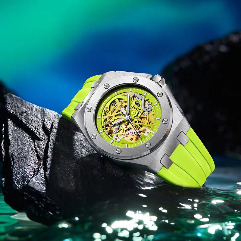 ONOLA Luxury Automatic Mechanical Watch Waterproof Sports Mens Wristwatch With Luminous Dial 1