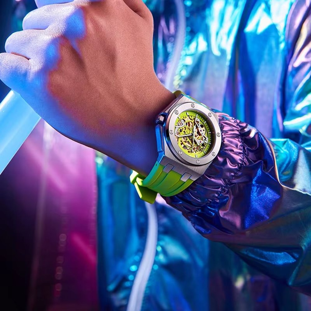 ONOLA Luxury Automatic Mechanical Watch Waterproof Sports Mens Wristwatch With Luminous Dial 4