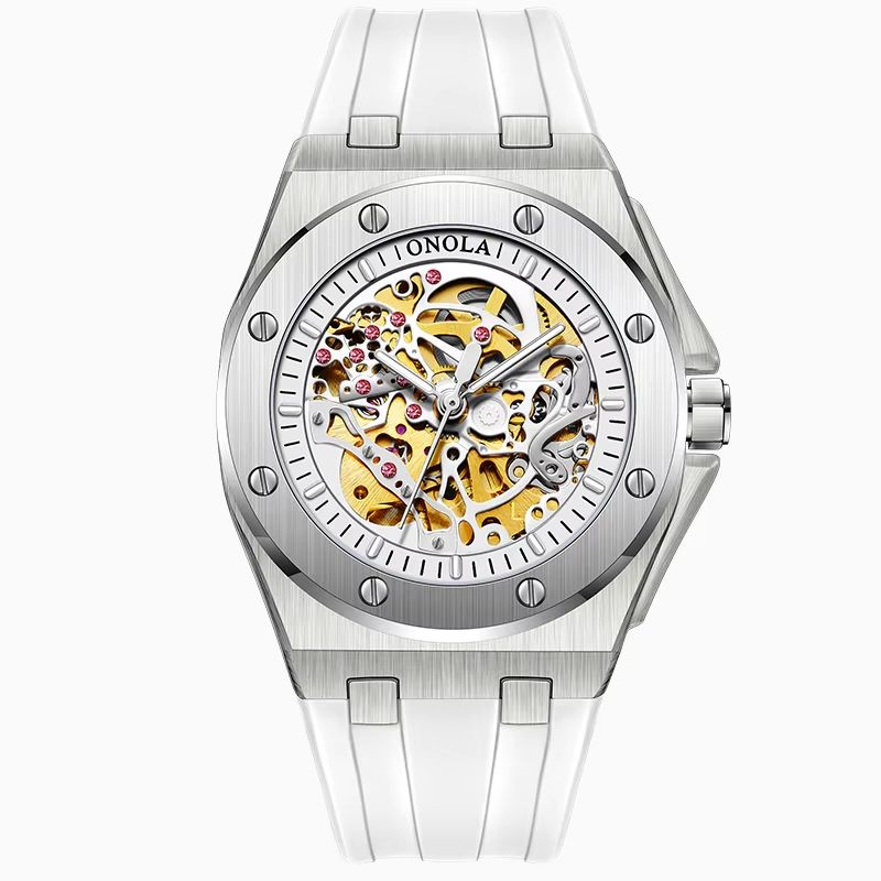 ONOLA Luxury Automatic Mechanical Watch Waterproof Sports Mens Wristwatch With Luminous Dial 13