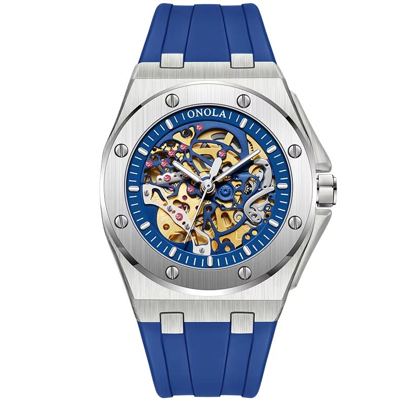 ONOLA Luxury Automatic Mechanical Watch Waterproof Sports Mens Wristwatch With Luminous Dial 14