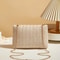 Korean Style Woven Straw Crossbody Bag With Lock Closure 1