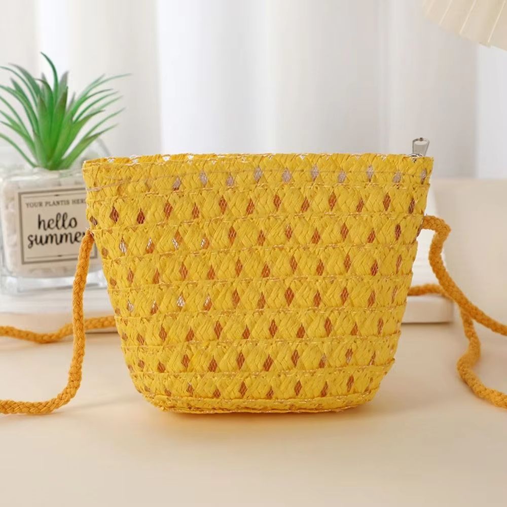 Mini Handwoven Straw Crossbody Bag For Women And Girls 7