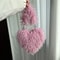 Oversized Faux Fur Heart Tote Bag For Women 14