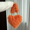 Oversized Faux Fur Heart Tote Bag For Women 1