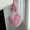 Oversized Faux Fur Heart Tote Bag For Women 5