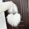Oversized Faux Fur Heart Tote Bag For Women 7
