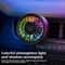 USB Car Mini Fan With Colorful Ambiance Lights And 3 Speeds 5