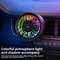 USB Car Mini Fan With Colorful Ambiance Lights And 3 Speeds 5