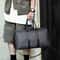 Mens Large Capacity Black Business Travel Duffel Bag 1