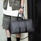 Mens Large Capacity Black Business Travel Duffel Bag 1