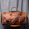 MUNUKI Vintage Crazy Horse Genuine Leather Travel Duffle Bag For Men 1