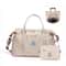Womens Weekender Travel Tote Bag With Toiletry Bag And Wet Pocket 7