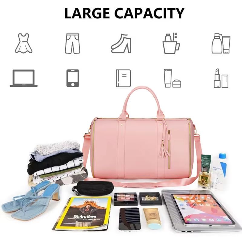 Large Capacity Folding Suit Travel Bag For Business Gym And Weekend Trips 4