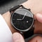 Mens Casual Leather Quartz Calendar Watch Set 4