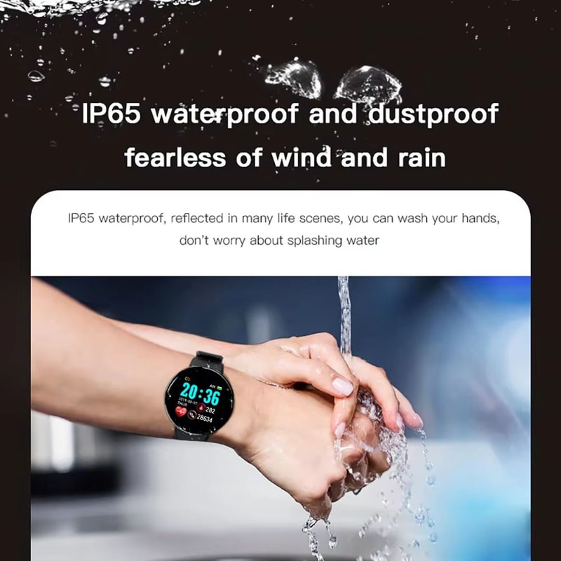 D18 Smart Fitness Tracker Watch For Men And Women 2