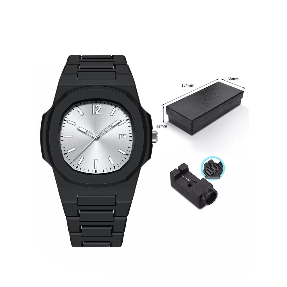 TOMI Mens Multifunction Quartz Watch With Calendar Gift Box 5
