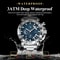 POEDAGAR Luxury Stainless Steel Chronograph Watch For Men 2