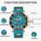 LIGE Big Dial Military Sport Quartz Watch For Men 2