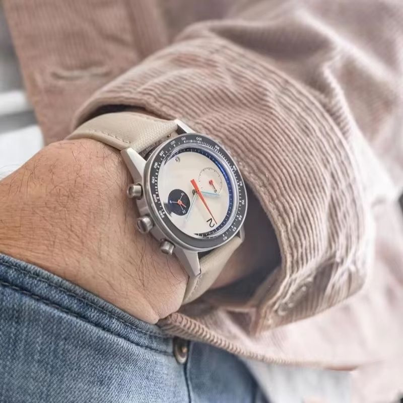 CILOA Elegant Automatic Mechanical Watch For Men Waterproof Luxury Leather Business Wristwatch 2