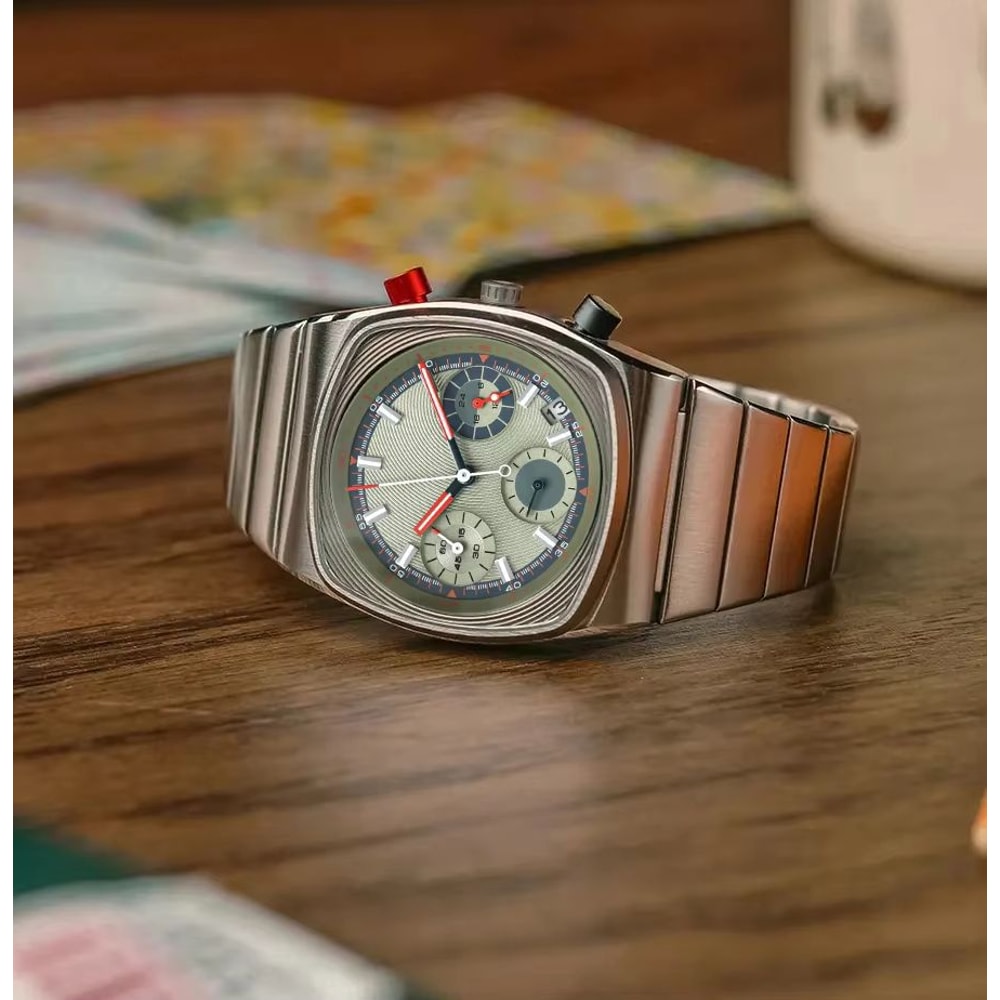 CILOA Elegant Automatic Mechanical Watch For Men Waterproof Luxury Leather Business Wristwatch 15