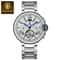 POEDAGAR Hollow Tourbillon Automatic Mechanical Watch For Men Luxury Stainless Steel Waterproof Wri 9
