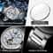 POEDAGAR Hollow Tourbillon Automatic Mechanical Watch For Men Luxury Stainless Steel Waterproof Wri 3