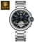 POEDAGAR Hollow Tourbillon Automatic Mechanical Watch For Men Luxury Stainless Steel Waterproof Wri 7