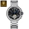 POEDAGAR Hollow Tourbillon Automatic Mechanical Watch For Men Luxury Stainless Steel Waterproof Wri 7