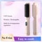 Wireless Negative Ion Hair Straightener Comb 2in1 Rechargeable Hair Styling Brush With LED Display 8