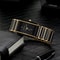 BERNY XV12 Ceramic Quartz Mens Watch Luxury Rectangle Wristwatch With Calendar 3