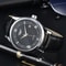 LONGLUX Automatic Mechanical Mens Watch Classic Leather Strap Watch With Date Display 1