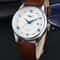 LONGLUX Automatic Mechanical Mens Watch Classic Leather Strap Watch With Date Display 6
