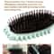 Eco Friendly Wheat Straw Hair Brush Air Cushion Detangling Hair Brush With Ergonomic Handle 4