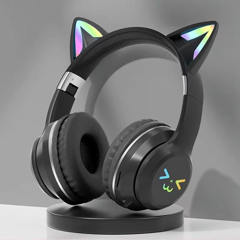 RGB Cat Ear Wireless Gaming Headset With Bluetooth And Cable 8