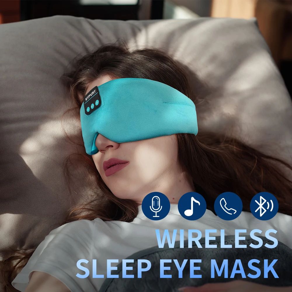 Soft Silk Bluetooth Sleep Mask Headphones With Wireless Music And Adjustable Fit 4