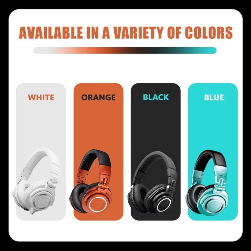 M50X HiFi Studio Monitoring Foldable Headphones With Professional Sound 4