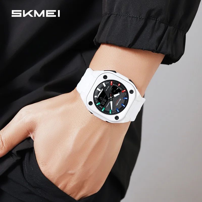 SKMEI 2328 Dual Time Waterproof Sports Watch With 5 Alarms And Countdown Timer 1