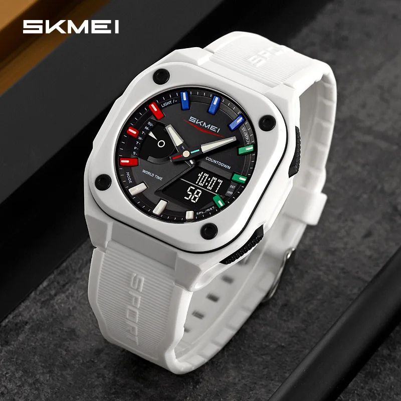 SKMEI 2328 Dual Time Waterproof Sports Watch With 5 Alarms And Countdown Timer 3